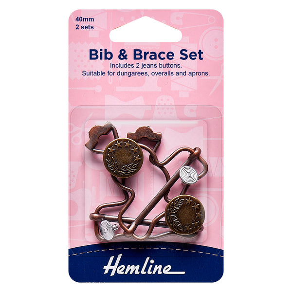 Hemline - Bib and Brace Set | Bronze - 40mm
